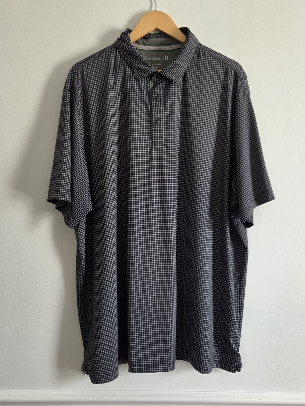 Walter Hagen Plaid Golf Polo